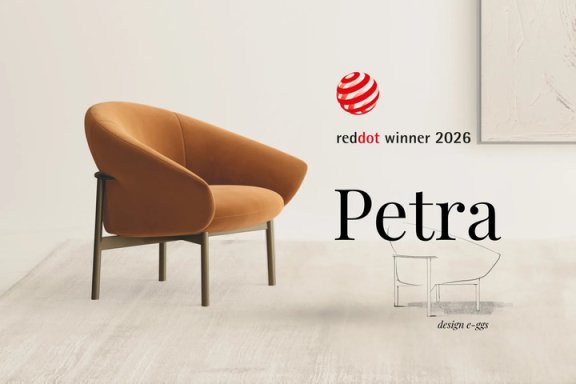 Bontempi 凭借 PETRA 扶手椅荣获 2026 年红点设计奖