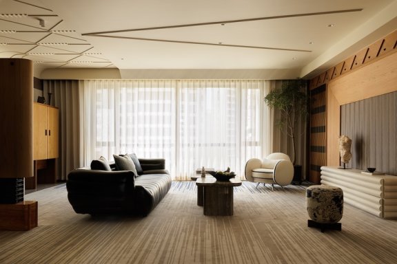 由 EWEN. DESIGN 设计的极简主义住宅 Living Canvas